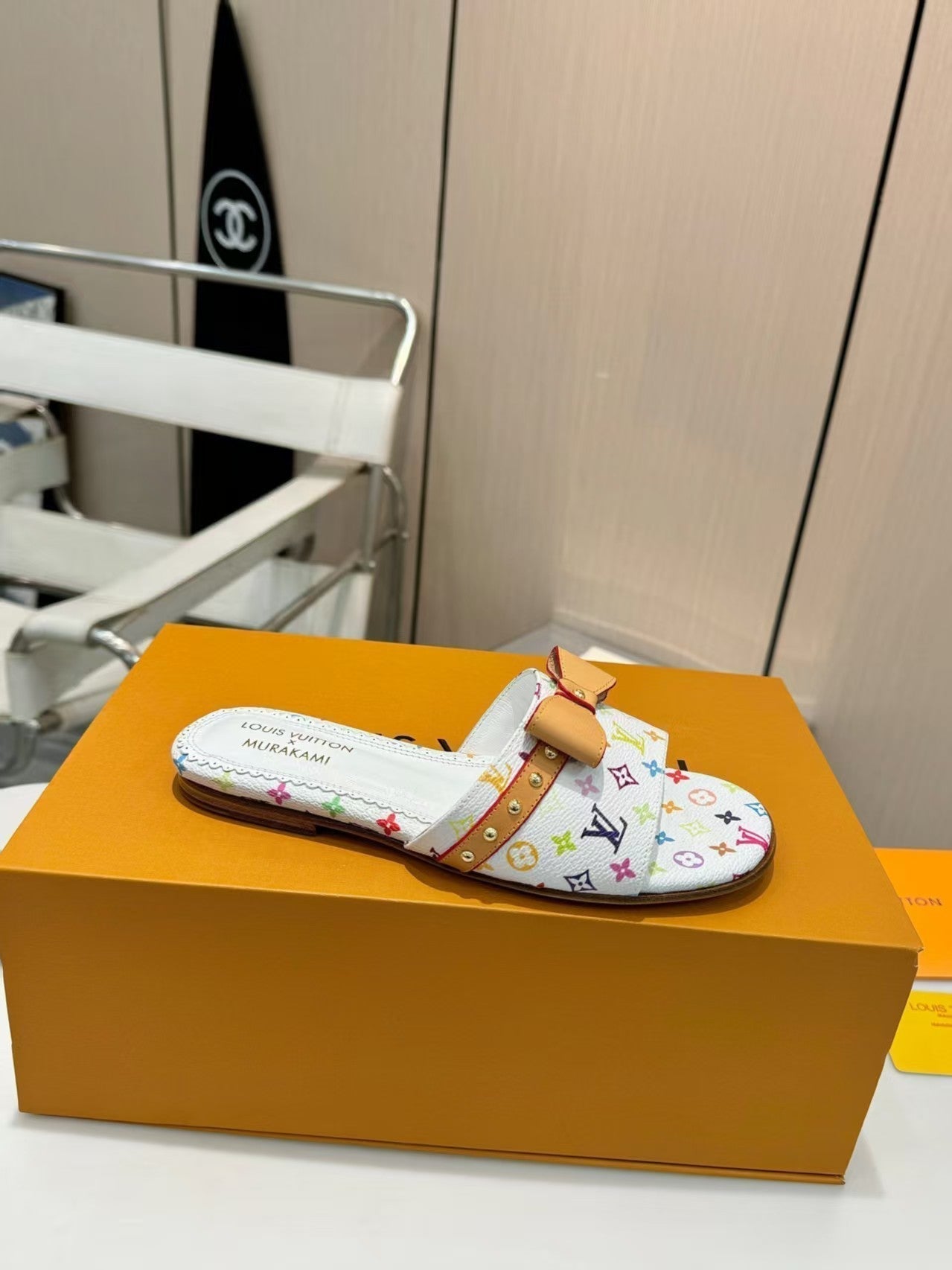 25ss bow flat slippers