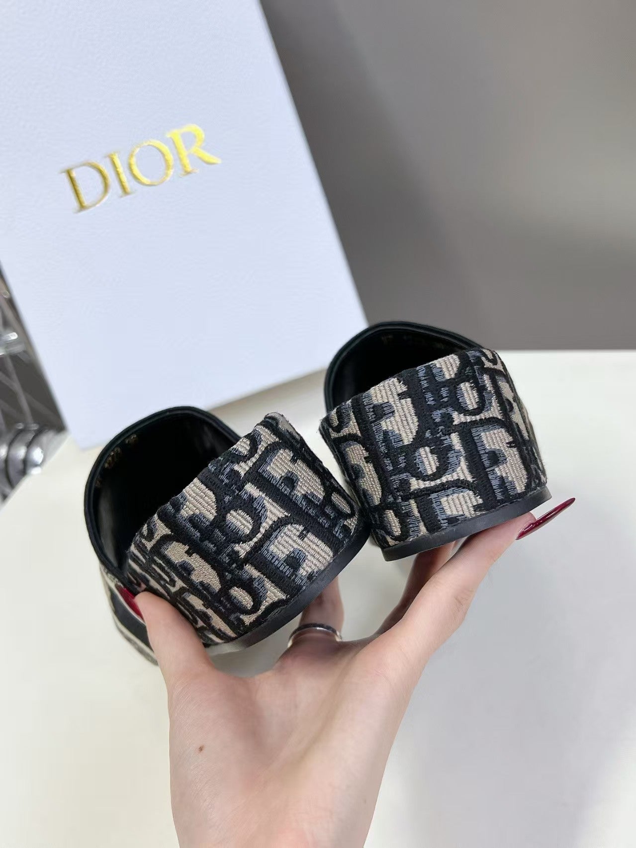 Classic cotton 3D embroidery printed thick-soled sandals