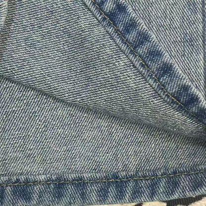 pocket double c towel embroidered denim trousers