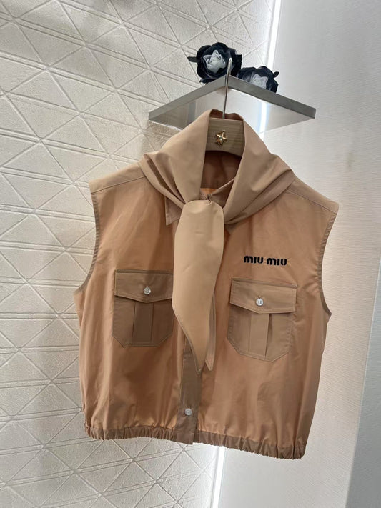 25ss Boy Scout Series Bow Tie Vest Shirt