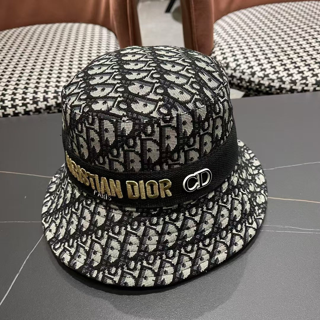 25ss lettering logo bucket hat
