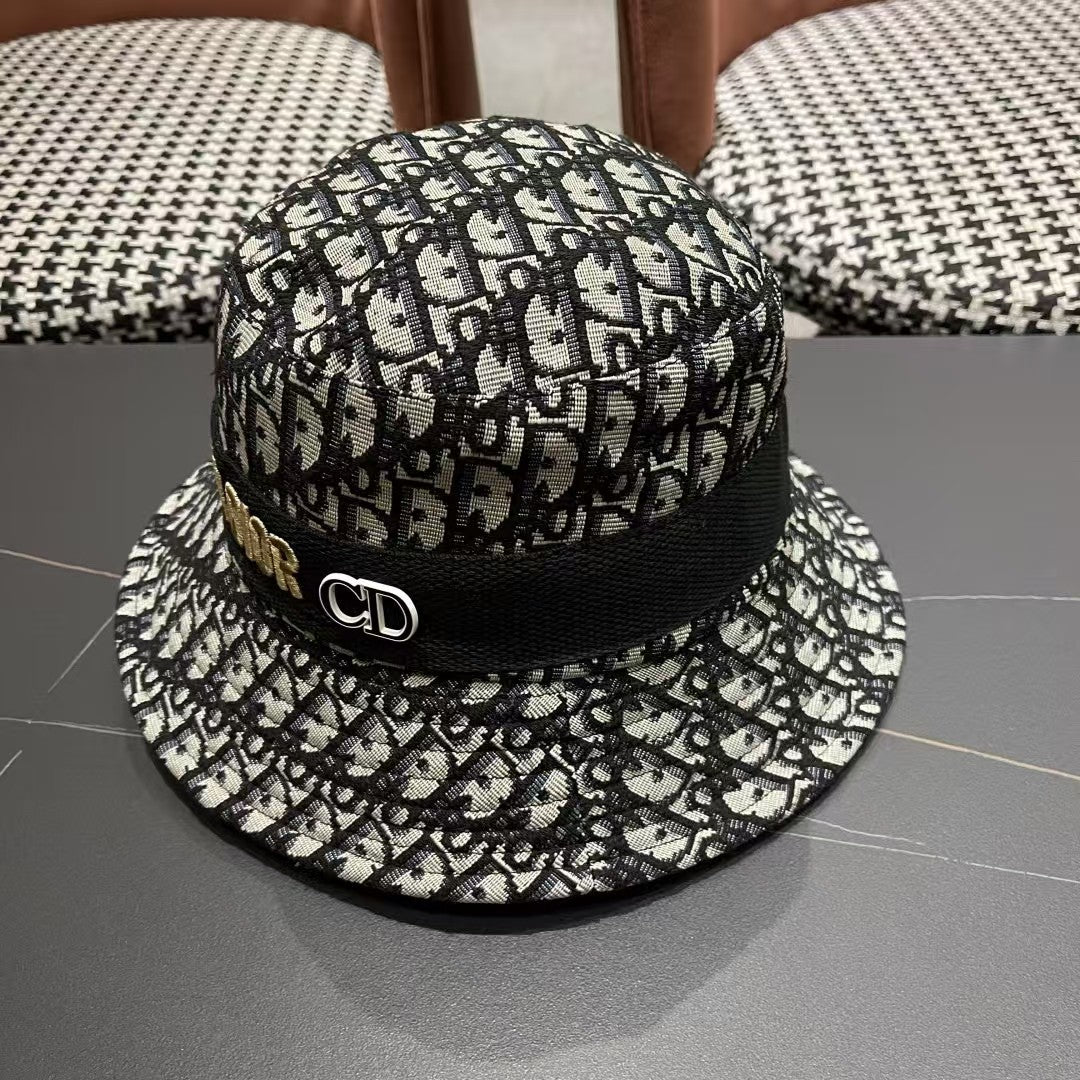 25ss lettering logo bucket hat