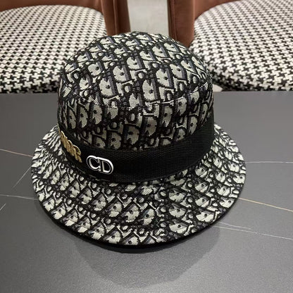 25ss lettering logo bucket hat
