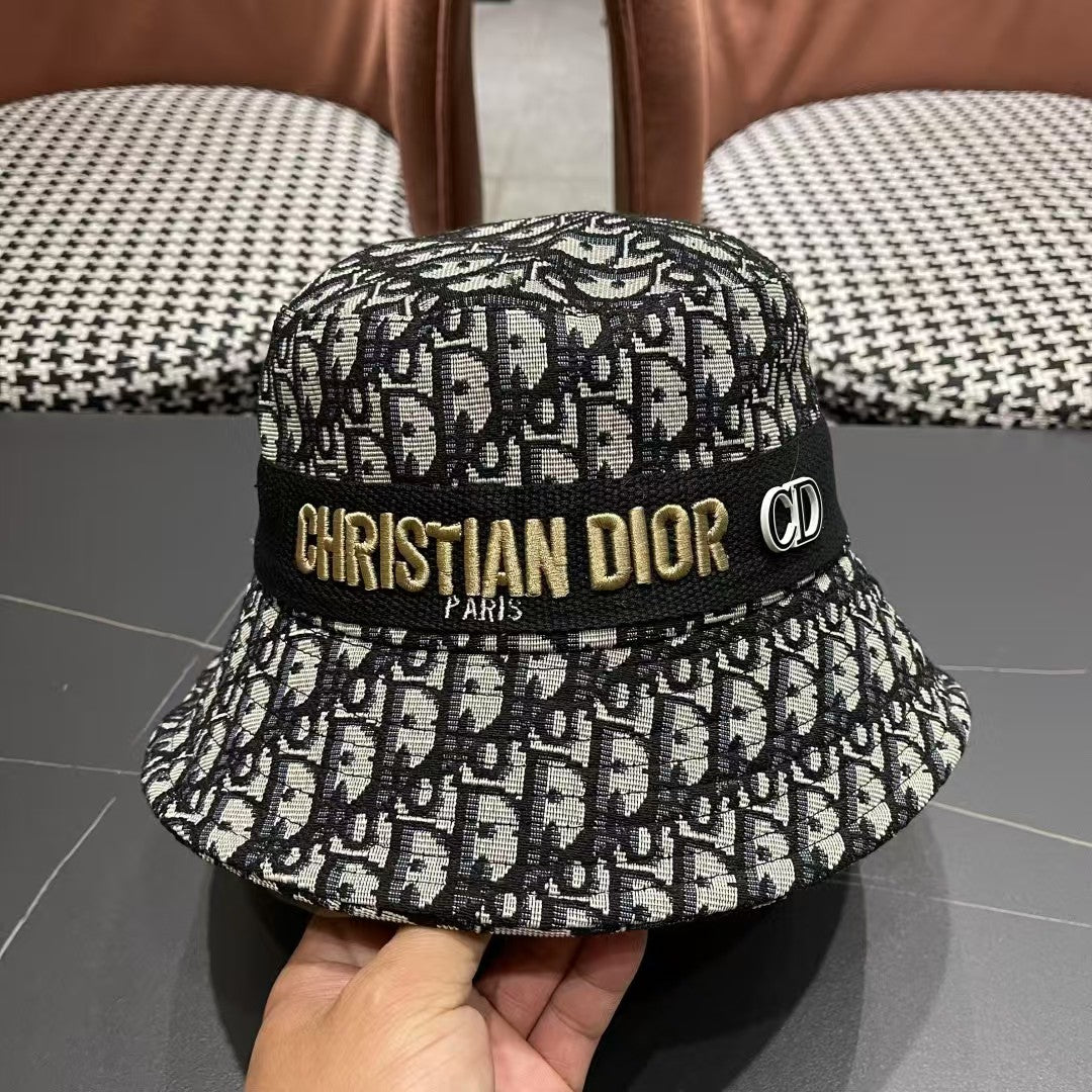 25ss lettering logo bucket hat