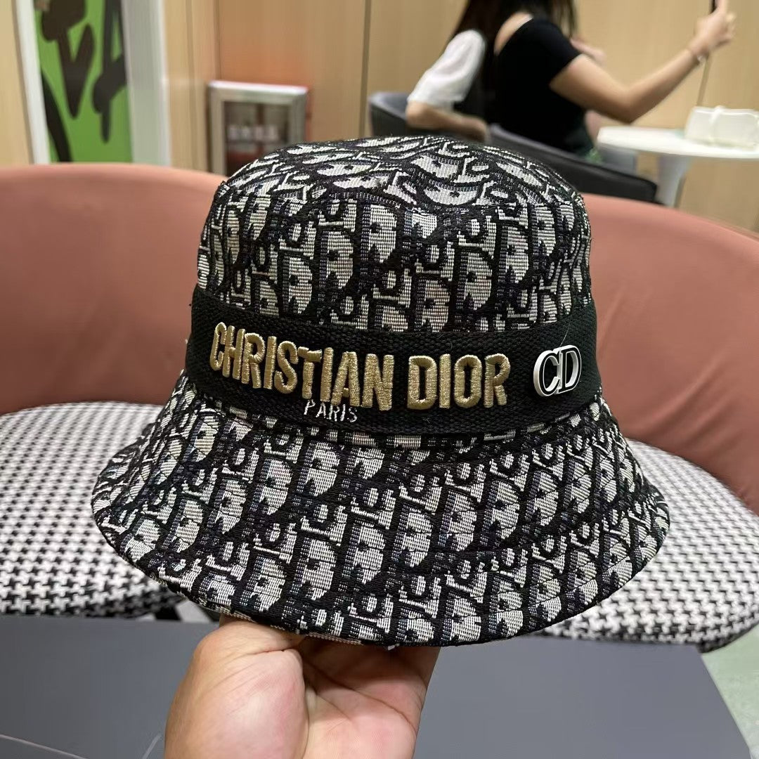 25ss lettering logo bucket hat