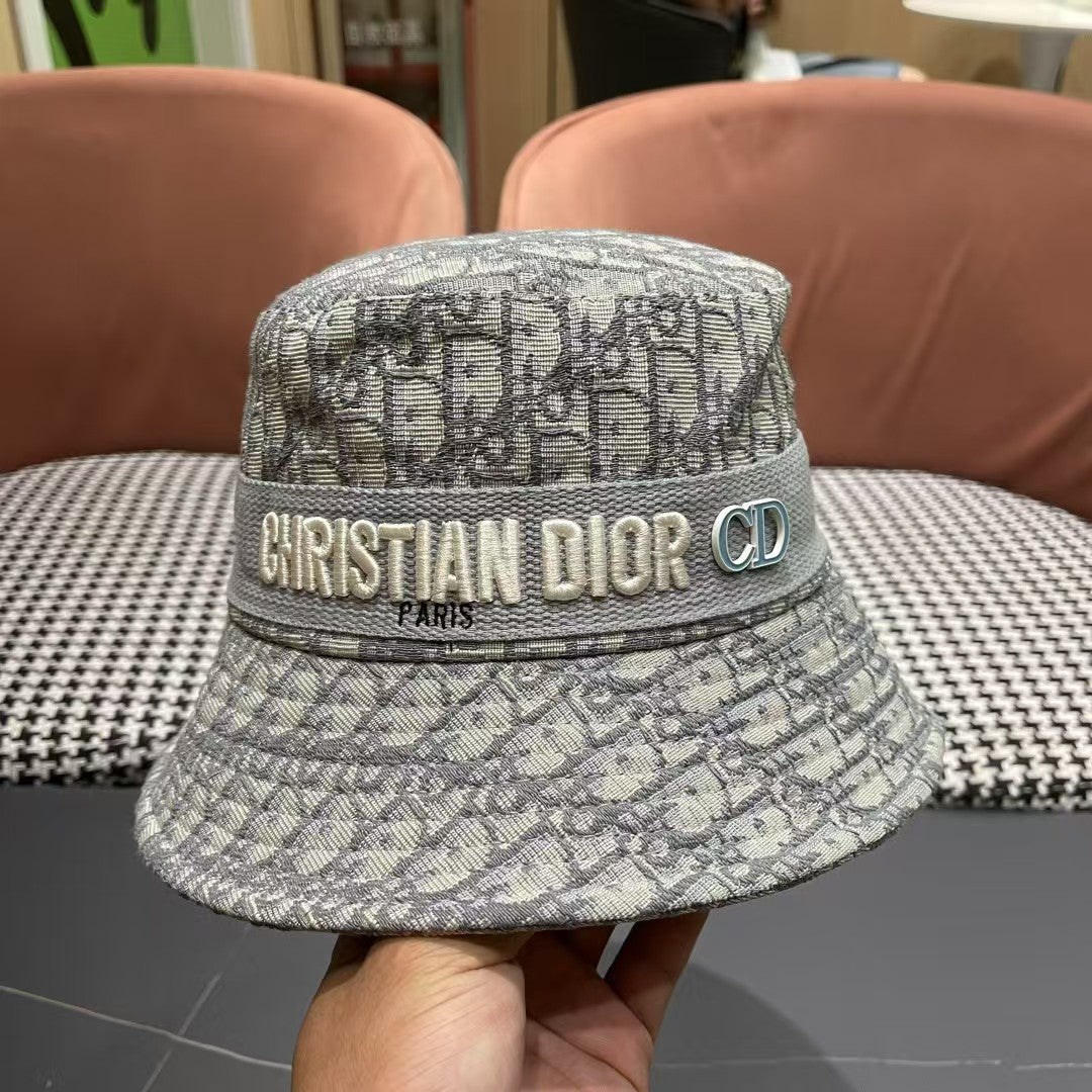 25ss lettering logo bucket hat