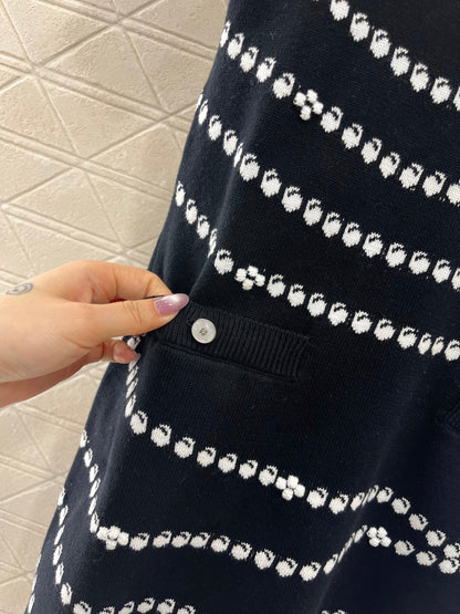 25ss Jacquard knit dress with pendant