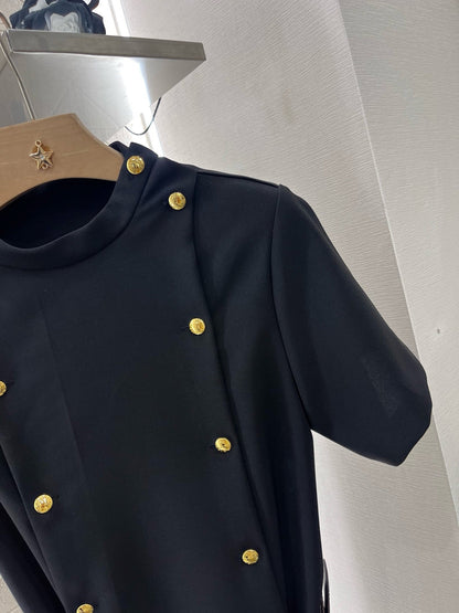 25SS New Arrival 2025SS Belted Double Breasted Dress