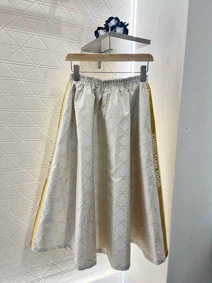25SS New Arrival High Waist Jacquard  Skirt
