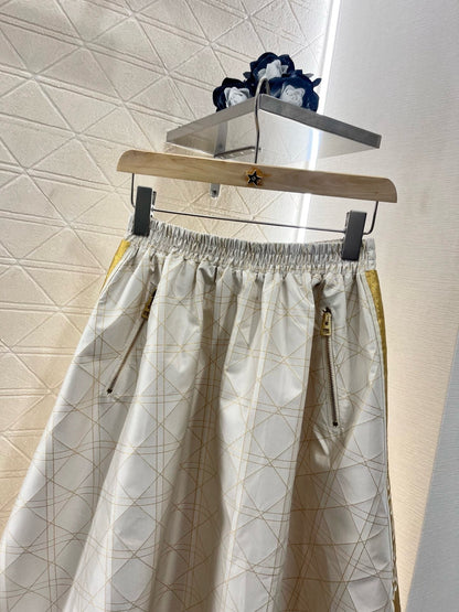 25SS New Arrival High Waist Jacquard  Skirt