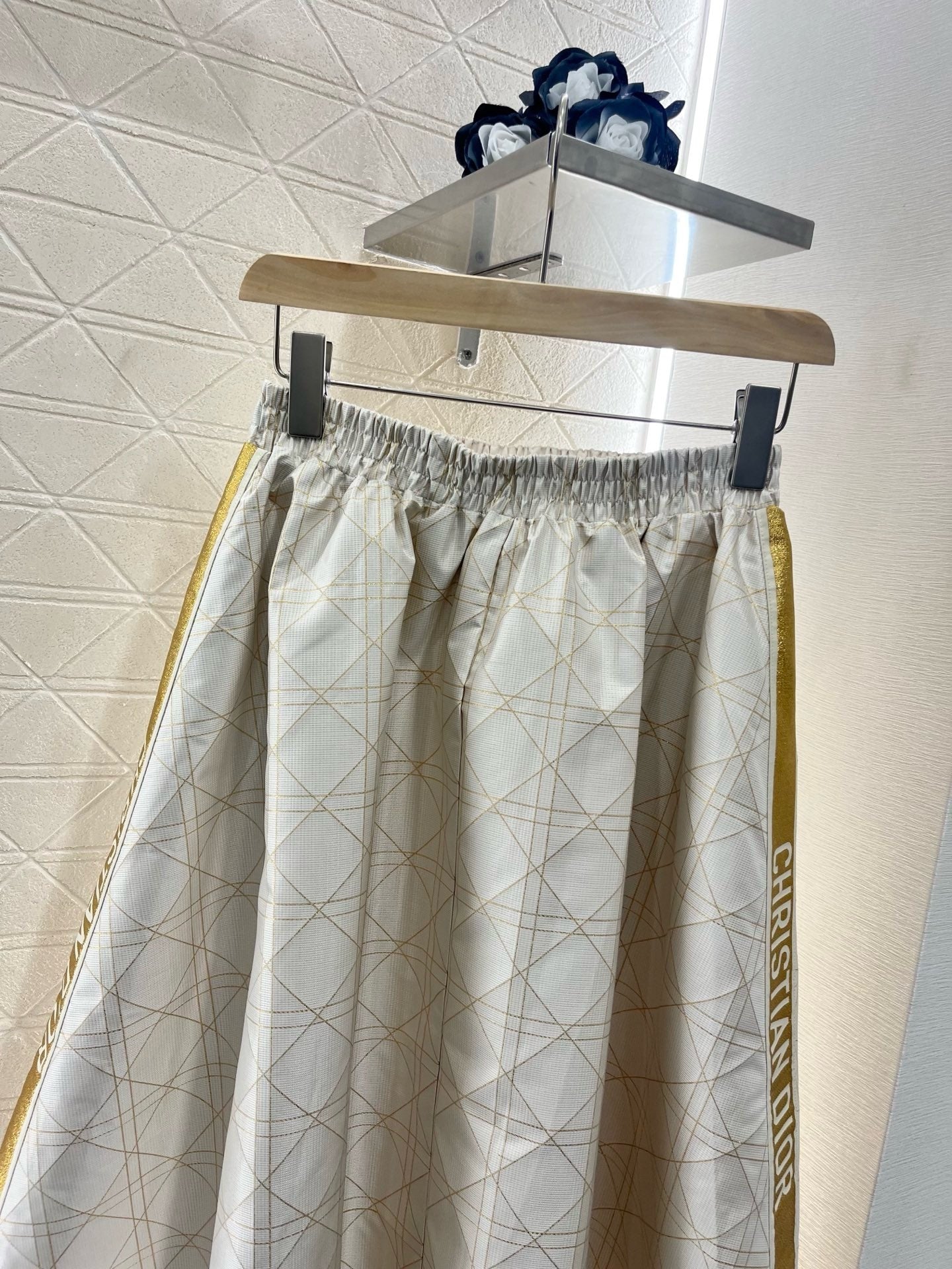 25SS New Arrival High Waist Jacquard  Skirt