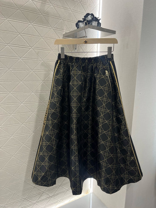 25SS New Arrival High Waist Jacquard  Skirt