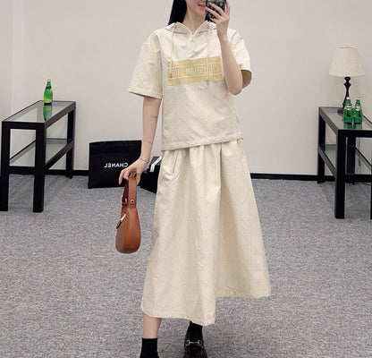25SS New Arrival High Waist Jacquard  Skirt