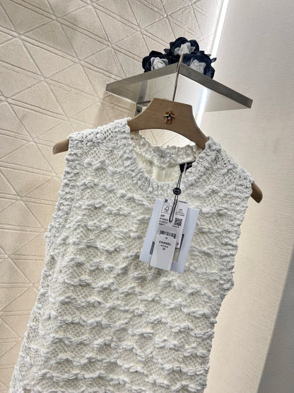 25SS New Arrival 2025ss Knitted Vest Dress