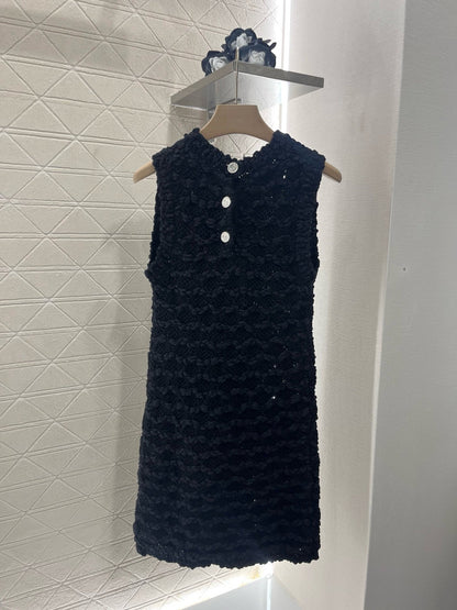 25SS New Arrival 2025ss Knitted Vest Dress