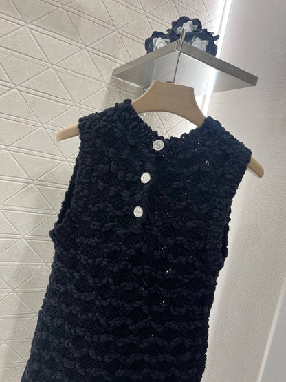 25SS New Arrival 2025ss Knitted Vest Dress