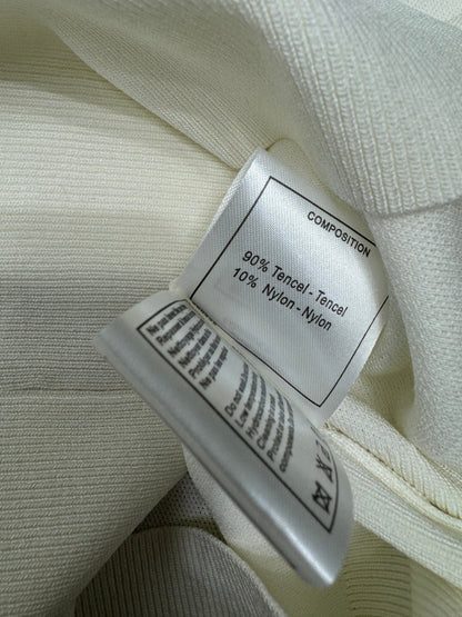 Double C hollow knit short sleeves