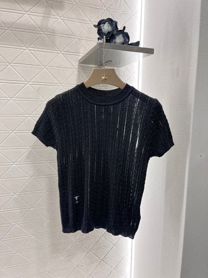 Lace shawl knit short sleeve