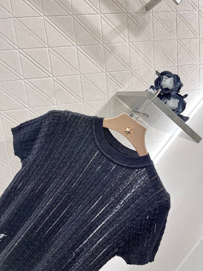 Lace shawl knit short sleeve