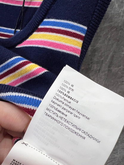 25 Colorful Striped Knit Vest