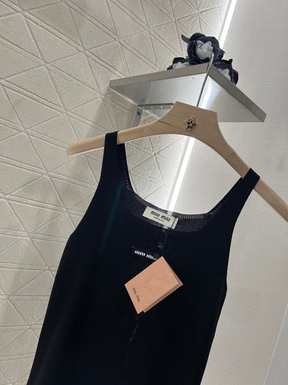 Lace camisole knit tank top