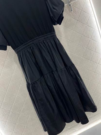 25ss Drawstring Puff Sleeve Dress