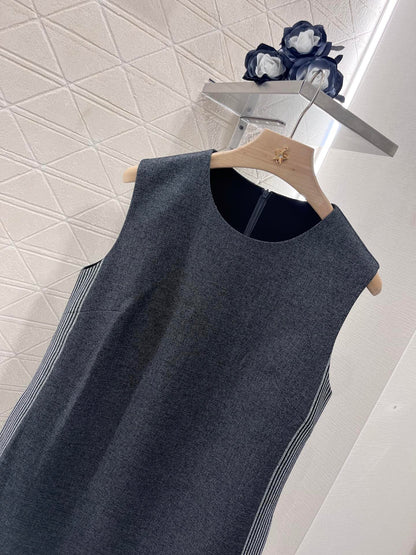 25 Straight Ribbon Vest Dress