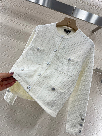 25ss Crochet Pocket Cardigan