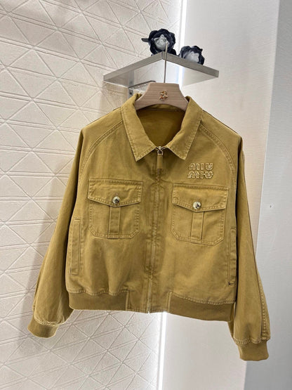 25ss Lapel denim jacket + same style skirt