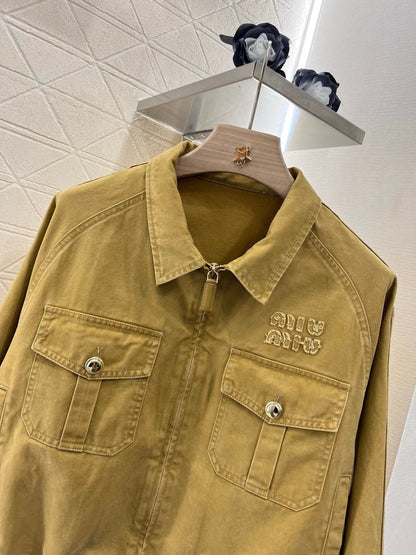 25ss Lapel denim jacket + same style skirt