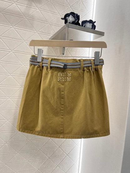 25ss Lapel denim jacket + same style skirt