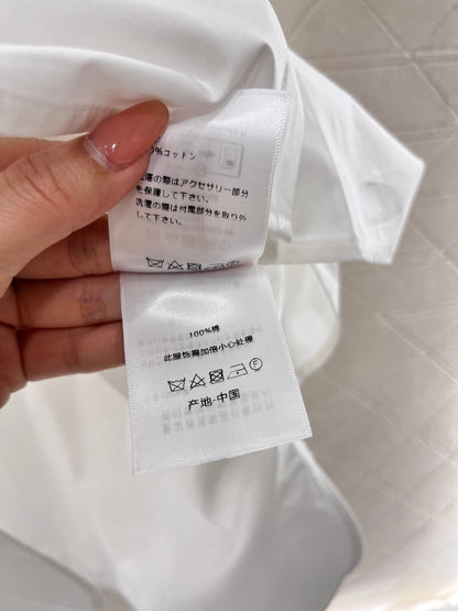 25ss One shoulder halter dress