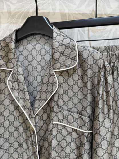 25ss Silk home wear suit