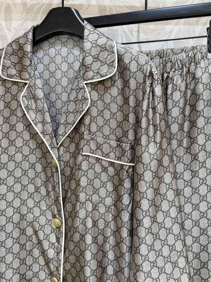 25ss Silk home wear suit