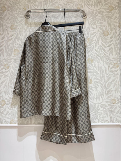 25ss Silk home wear suit