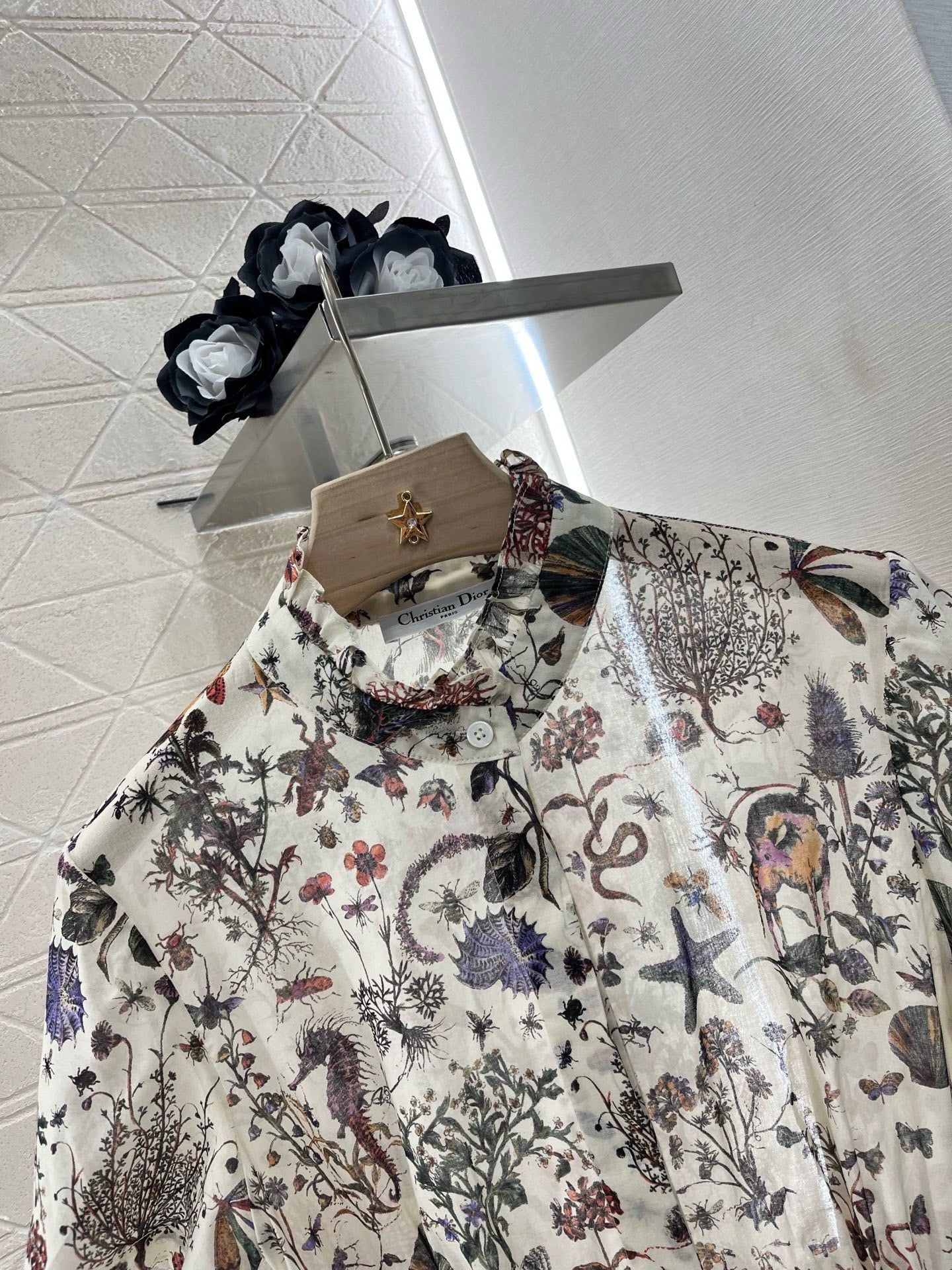 25ss new product printed belt dress