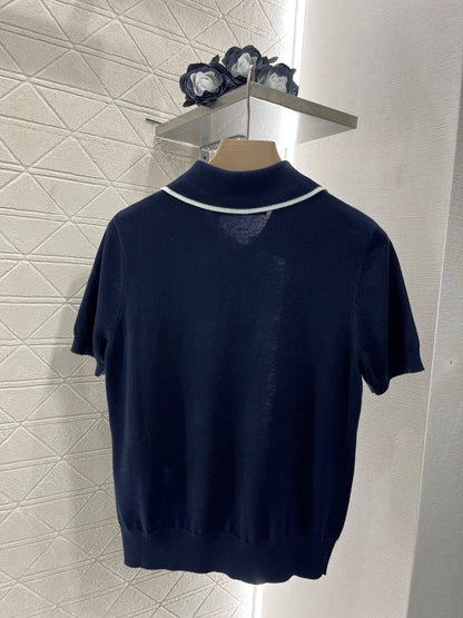 25ss New arrival Lapel polo cherry short sleeve