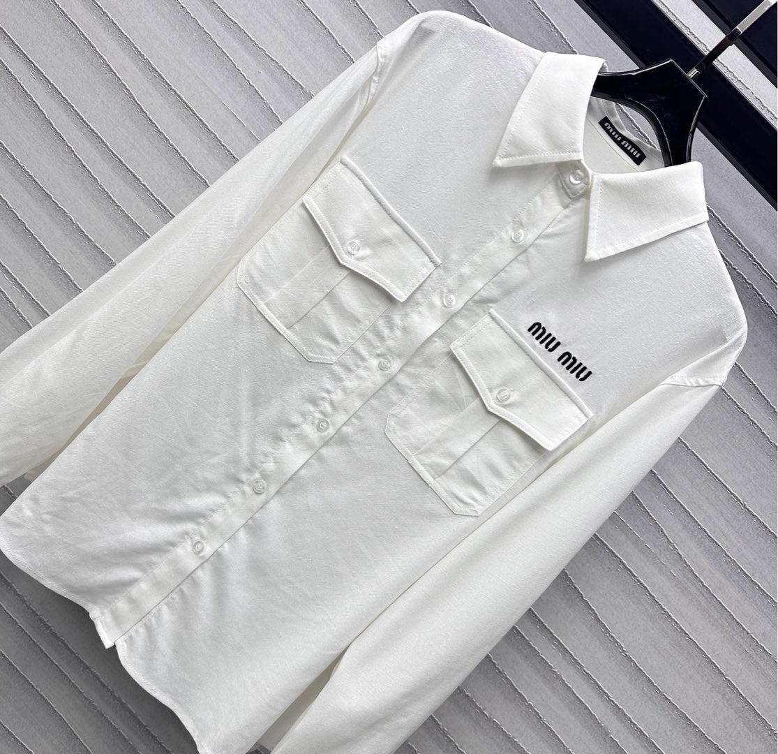 M 25 Lapel Shirt + Half Skirt Set