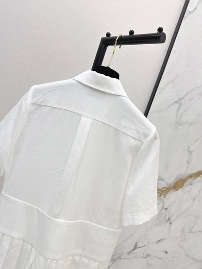 25 Spring and Summer Latest Pleated Waist Temperament Commuter Shirt