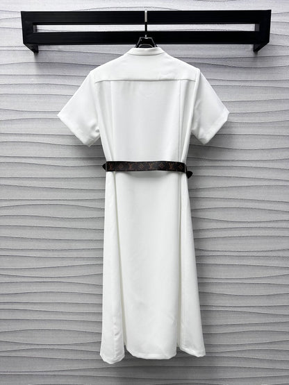 25 New Arrivals Double-breasted Belt Dress