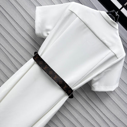 25 New Arrivals Double-breasted Belt Dress