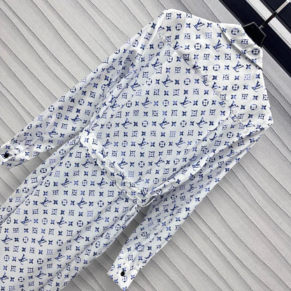 25 New Arrivals Printed Belt Shirt Dress