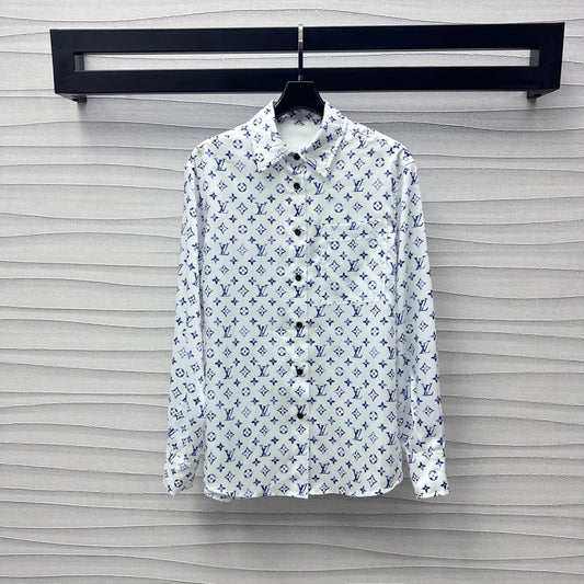 25ss New Arrivals Printed Lapel Shirt