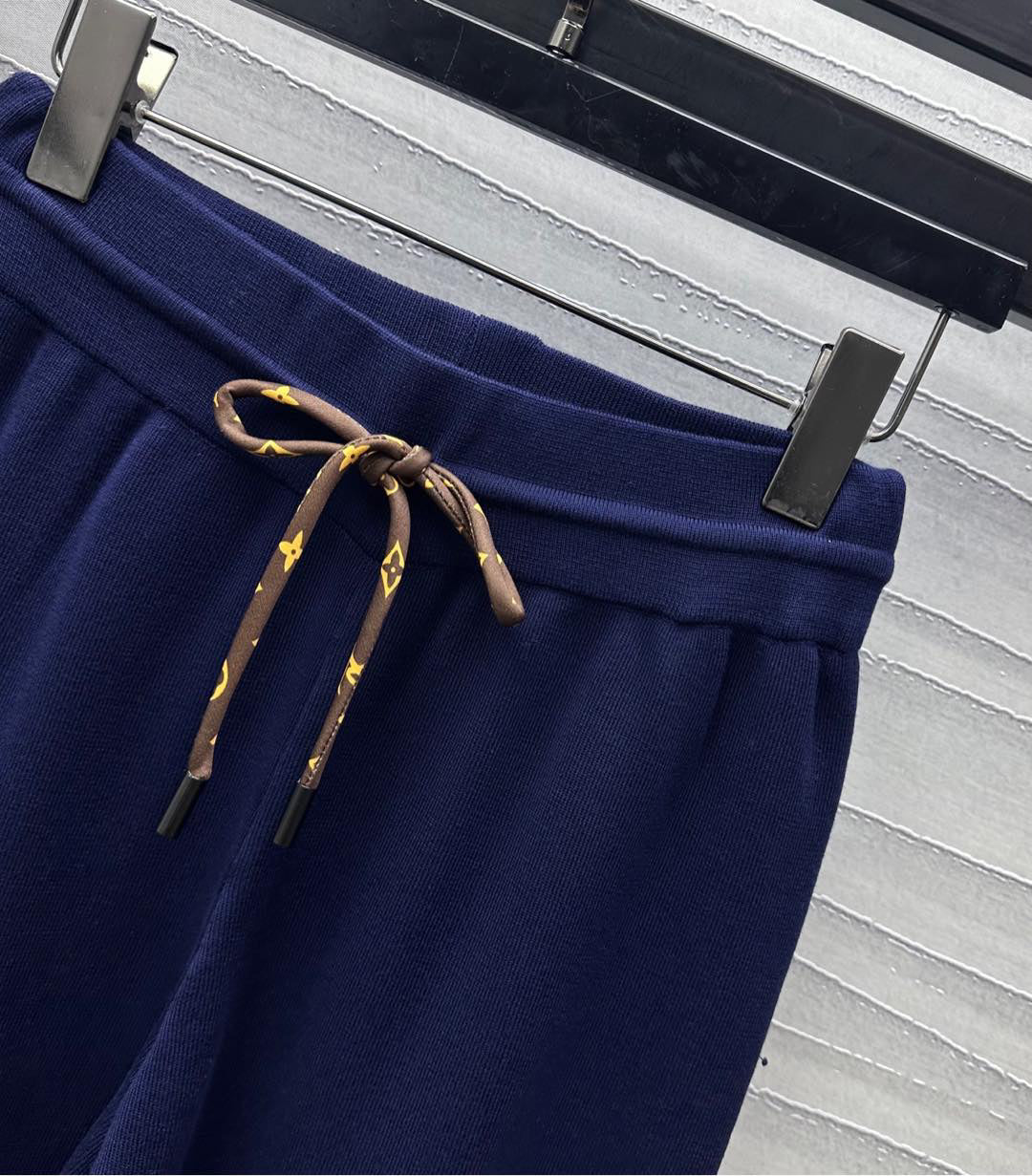 2025 New Arrivals Knitted Round Neck Short Sleeves + Same Style Wide Leg Pants