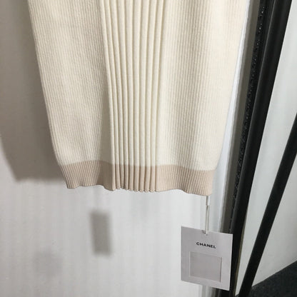 25ss logo hollowed out embroidery slim knit knit vest