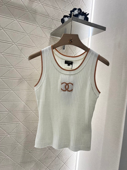 25ss Backless knitted vest