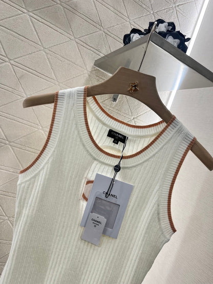 25ss Backless knitted vest
