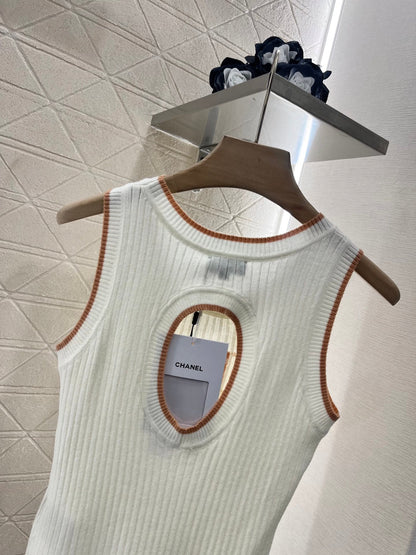 25ss Backless knitted vest