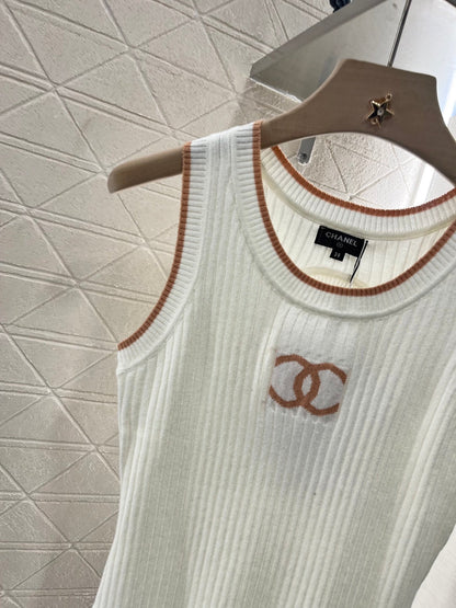 25ss Backless knitted vest