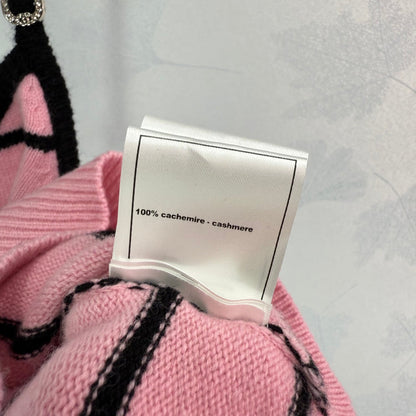 25ss Hanging neck striped knitted suspender